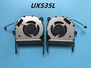 New For CPU GPU Cooling Fan ASUS ZenBook UX535L UX535LI UM535Q UX535QE DC5V - Picture 1 of 2
