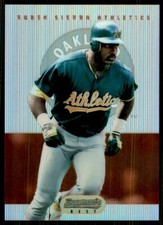 Ruben Sierra 1995 Bowman's Best Refractor #8 Parallel Oakland Athletics Topps