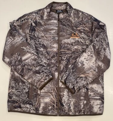 RealTree MAX-1 XT 3M Thinsulate Polyester Zip Up Hunting Jacket Men's Sz L - Image 1 of 4