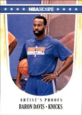 2011-12 Panini Hoops ARTIST'S PROOFS #29 Baron Davis NEW YORK KNICKS UCLA BRUINS