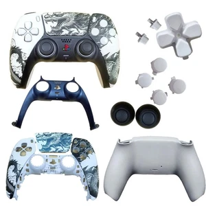 Dragon Warrior PS5 Controller Shell Kit | DualSense Faceplate White Buttons Mods - Bild 1 von 5