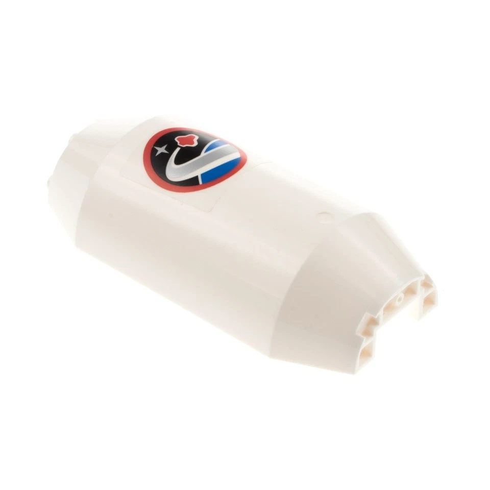 1x Lego Cilindro Medio 3x6x10 Blanco con Recorte 1x2 Tanque Espacial 92591pb001 Foto 1 de 2