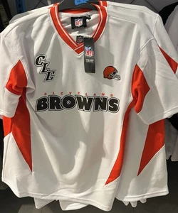 Camiseta Top NFL Cleveland Browns Blanca Reino Unido Tallas XS-2XL - Imagen 1 de 2