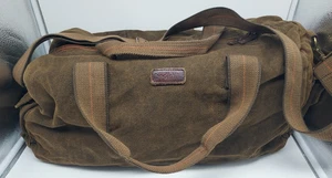 BED STU Vick Canvas Duffel Weekender Bag Brown Rustic - Picture 1 of 21