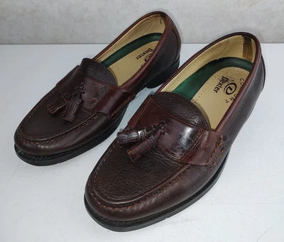 Zapatos Mocasines Dexter Comfort Borla Cuero Marrón Para Hombre Talla 10M Usados Foto 1 de 4