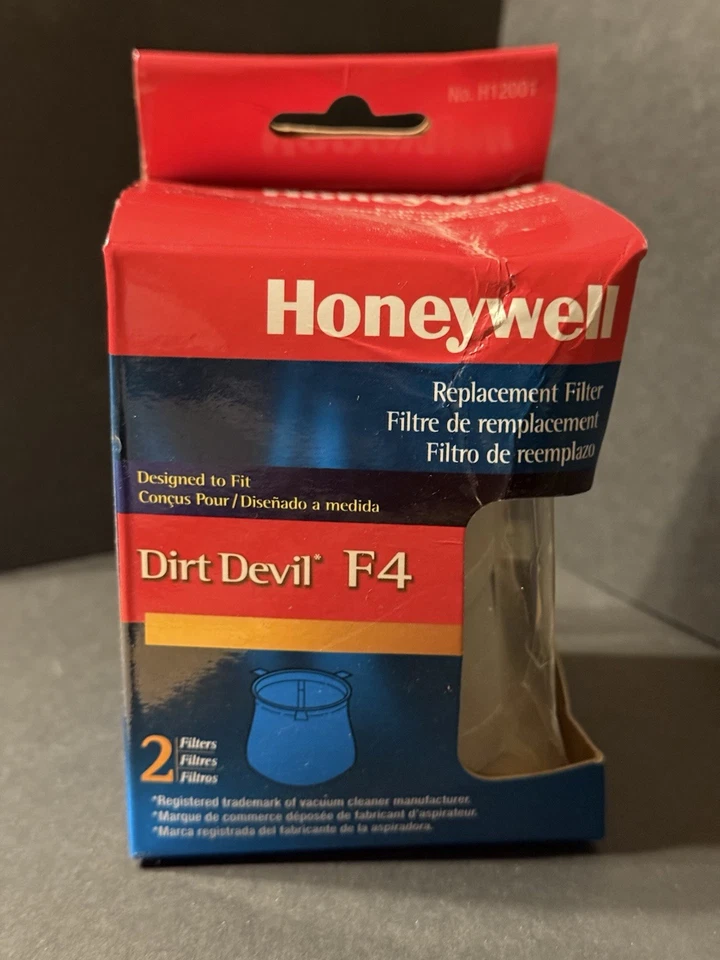 Filtros de repuesto para aspiradora Honeywell Dirt Devil F4 H12001 paquete de 2 Foto 1 de 4