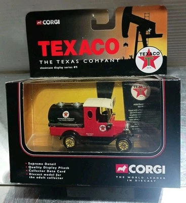2001 Corgi Texaco-Model T Ford Tanker-Petroleum Products-Showcase Display Series - Image 1 of 4