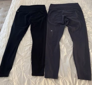 Fabletics Damen 2 Paar Define Leggings schwarz/grau Größe M - Bild 1 von 7