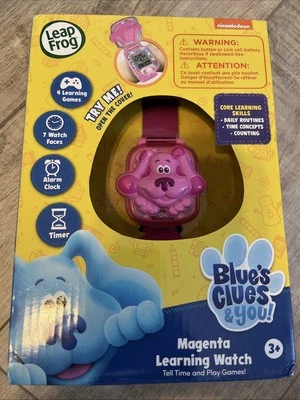 LeapFrog Blues Clues and You! Magenta Learning Watch for Preschoolers, NEW!! - Image 1 of 2