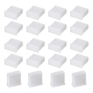 Plastic USB 2.0 Anti-Dust Stopper Cap Cover Semi Clear 20pcs - Afbeelding 1 van 5