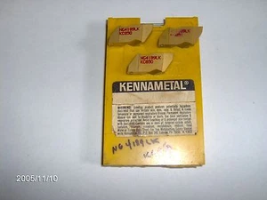 NG4189, GR KC850 "KENNAMETAL TOP NOTCH" GROOVING INSERTS, 3 PIECES - Picture 1 of 1
