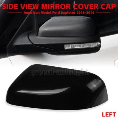 Driver Left Side Mirror Cover Cap LH Black For Ford Explorer 2016 2017 2018 2019 - Image 1 of 4