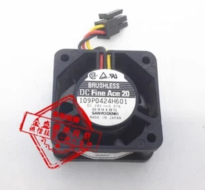 Sanyo 109P0424H601 4020 DC24V 0.07A 4CM 3-Pin Inverter Cooling Fan - Picture 1 of 2