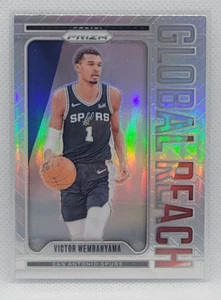 2024-25 Prizm Victor Wembanyama Global Reach Silver Prizm #9 Spurs - Picture 1 of 2