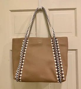 Kate Spade Ledertasche neu mit Etikett große Schulterhandtasche Ronan hellbraun UVP 598 $ PXRU7737 - Bild 1 von 12