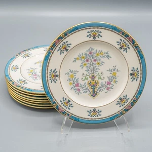 Lenox Blue Tree Bread Plates 6 1/4" Black Backstamp - Set of 8 -FREE USA SHIP #1 - Picture 1 of 19