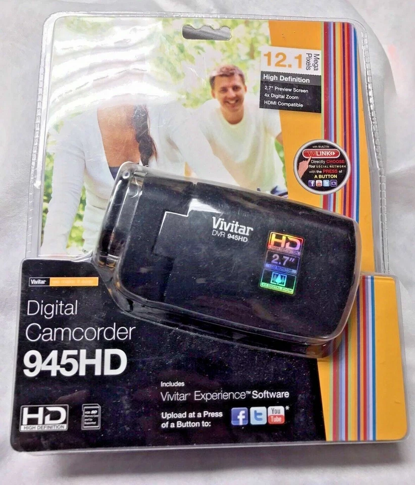 Vivitar DVR 945HD Digital camcorder - Image 1 of 1