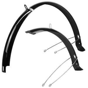 Bicycle Mudguards Full Front and Back Rear Set for Bike with 700c tyres 28-38mm - Picture 1 of 9