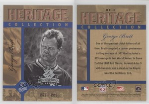 2003 Donruss Diamond Kings Heritage Collection George Brett #HC-6 HOF