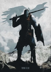 Displate collectible metal art chosen undead by eden design-Licensed 199828 - Picture 1 of 11