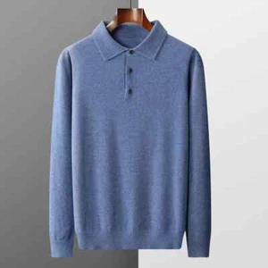 Wolljacke Herren Pullover Frühling Herbst Strick Oberteil Freizeit Locker Herrenhemden - Bild 1 von 29