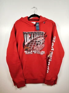 Vintage Detroit Red Wings Hoody Man American Hockey NHL Hoodies Herren Rot L - Bild 1 von 11