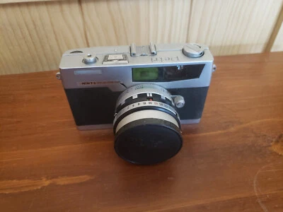 Sistema de ojos circulares Petri 7 S telémetro 35 mm cámara fotográfica 45 mm f/2,8 lente con estuche Foto 1 de 4