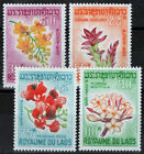 Laos 152-155 MNH Blossoming Trees Flowers Plants 111022S13M