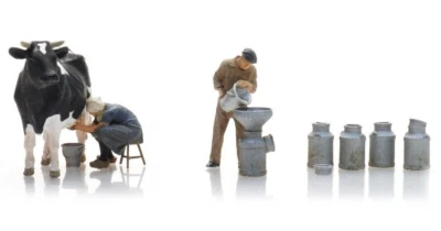 Artitec 5870023 - 1:87: Milchbauern mit Kuh - NEU + OVP