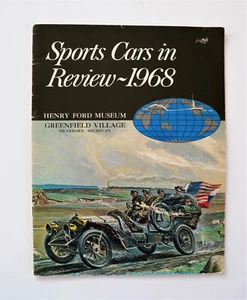 Sports Cars in Review 1968 Henry Ford Museum Dearborn Michigan Vintage Program - Picture 1 of 10