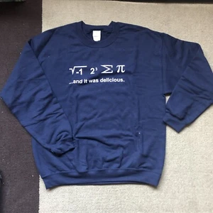 I Ate Some Pie and it was Delicious! Short-Sleeve Unisex Crewneck Sweater - Picture 1 of 3