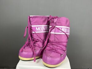 Moon Boot Technica The Original Womens Shoes Snow Boots Pink Size US 13.5/2.5