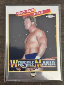 2025 Topps Chrome WWE - Rowdy Roddy Piper - #WM-RP - Wrestlemania Recall Legend - Picture 1 of 2
