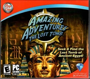 Amazing Adventures The Lost Tomb~2007 PopCap~PC CD-ROM~XP/Vista/2000~SEALED~NEW - Picture 1 of 3