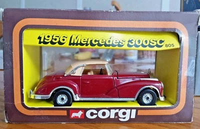 Coches Corgi Classics 1956 Mercedes Benz 300 SC de los años 50 # 805 Foto 1 de 4