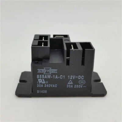 1PC SONG CHUAN 855AW-1A-C1 12VDC Power Relay 4Pin 30A 240VAC - Image 1 of 2