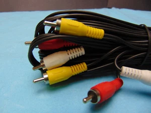 25 Ft RCA M/Mx3 Audio/Video Cable (Heavy Duty) - Picture 1 of 3