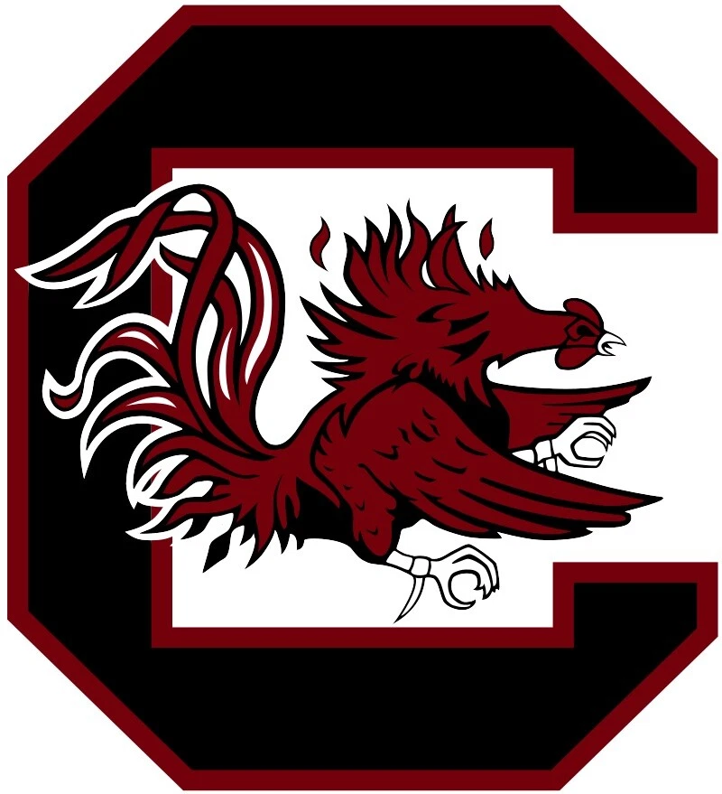 South Carolina Gamecocks Logo - Die Cut Laminated Vinyl Sticker All Weather Safe - Image 1 of 1