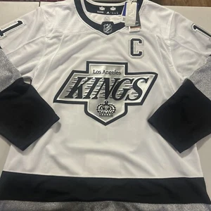 Authentic Adidas Prime green LA Kings Kopitar Shimmer Jersey Size 54 NWT - Picture 1 of 5