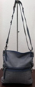 The Sak Blue Faded Tote Pocket Crossbody Shoulder Convertible Bag - Picture 1 of 12