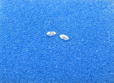 Natural Loose Marquise Diamond 2 Pcs 0.14 Ct Tol  G / VS  3.9x1.7 MM LxW Matched - Image 1 of 4