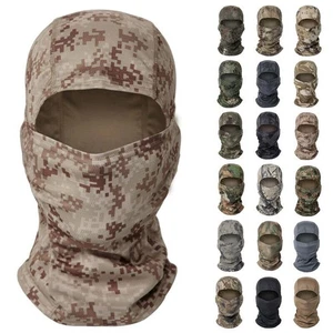 Tactical Camouflage Hunting Balaclava Face Mask Neck Gaiter Warmer Headwear  - Picture 1 of 46