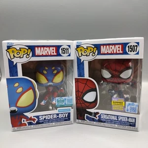 Funko Pop Marvel Sensational Spider-Man 1507 SDCC 2025 - Spider Boy 115 New Lot - Picture 1 of 13