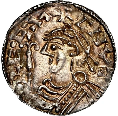 England - 1029-1036 CNUT - NGC MS61 - STRUCK AT YORK - SPECTACULAR PORTRAIT! - Image 1 of 4