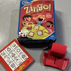 Thinkfun Zingo Kids Educational Game Complete. Game Box Worn See Pics - Picture 1 of 5