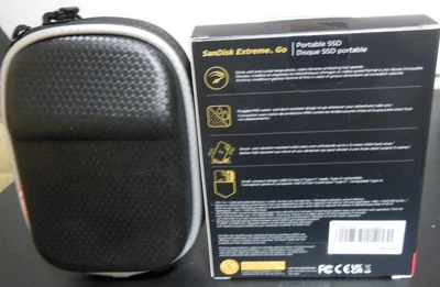 Extreme GO Portable SSD 4TB 1050Read 1000 write black including case - Image 1 of 3