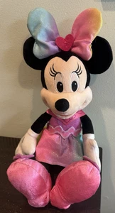 Disney Minnie Mouse Light Up Sparkle & Sing Plush Pink Talks And Sings 15” - Picture 1 of 9