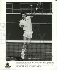Press Photo Jimmy Connors, American former No. 1 tennis player - nes52175