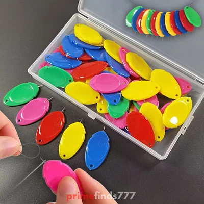 20pcs Easy Needle Threader Mixed Color Elderly Inserter Tool Sewing Accessories - Image 1 of 4