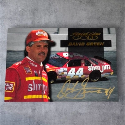 David Green 1994 FINISH LINE GOLD AUTOGRAPHED RACING PACK PULLED NASCAR card - Image 1 of 2